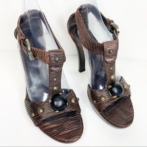 Fendi Leather Sandals